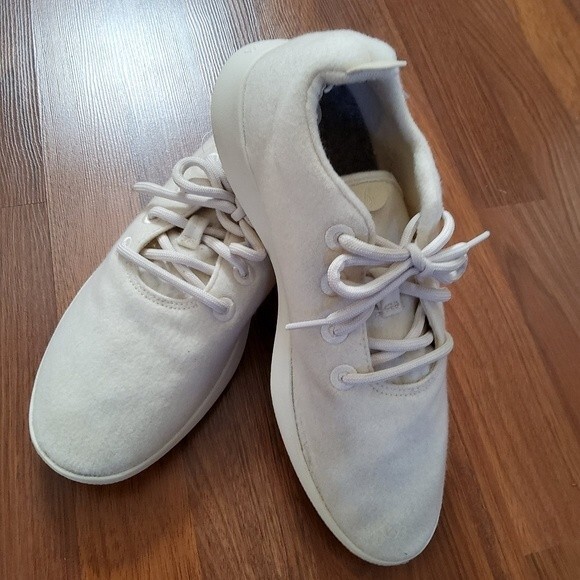 Allbirds Men's Wool Runners Sneaker Size 10 White